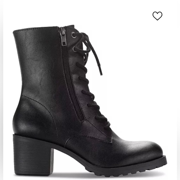 Sun + Stone Frankiee Lace-Up Lug Combat Booties - Picture 5 of 12